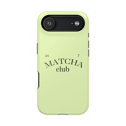 Magnetic IPhone Case, Matcha Coffee Lover, Impact-Resistant Case, Coffee Date Enthusiast, Matcha with Friends, Protective Phone Cover