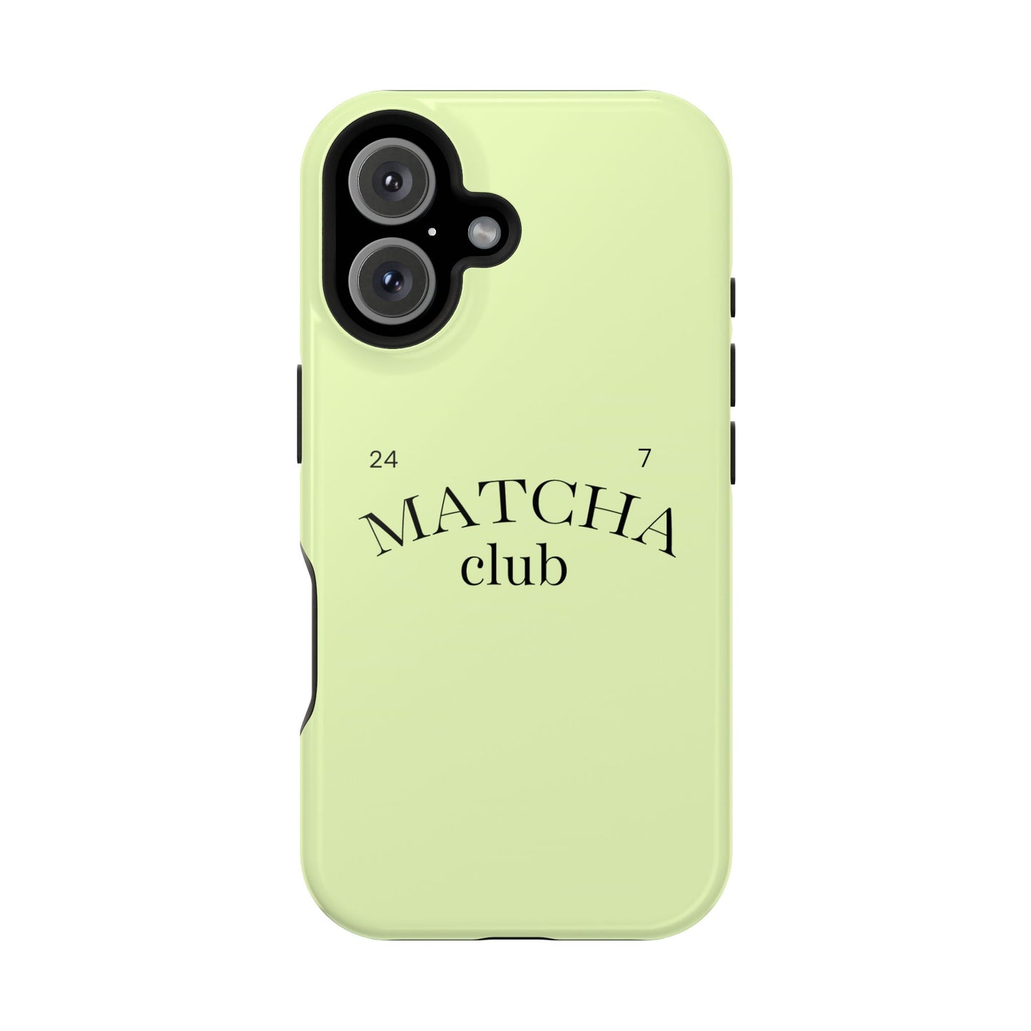 Magnetic IPhone Case, Matcha Coffee Lover, Impact-Resistant Case, Coffee Date Enthusiast, Matcha with Friends, Protective Phone Cover