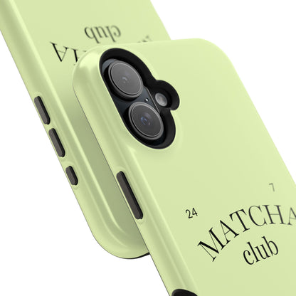 Magnetic IPhone Case, Matcha Coffee Lover, Impact-Resistant Case, Coffee Date Enthusiast, Matcha with Friends, Protective Phone Cover