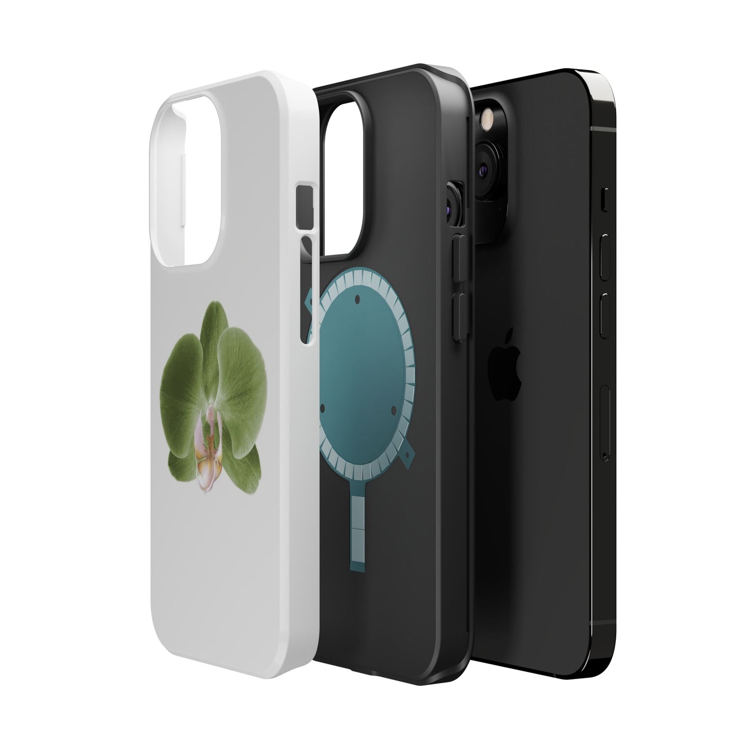 Magnetic IPhone Case, Durable Impact-Resistant Floral Feminine Fashionable Cover, Gift for Her, Protective Smartphone Shell, Trendy