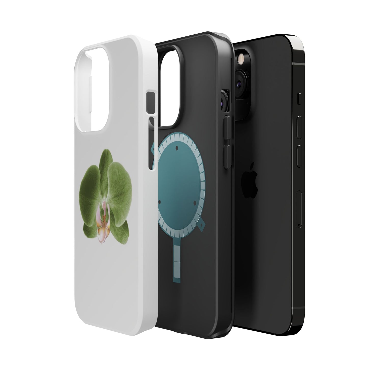 Magnetic IPhone Case, Durable Impact-Resistant Floral Feminine Fashionable Cover, Gift for Her, Protective Smartphone Shell, Trendy