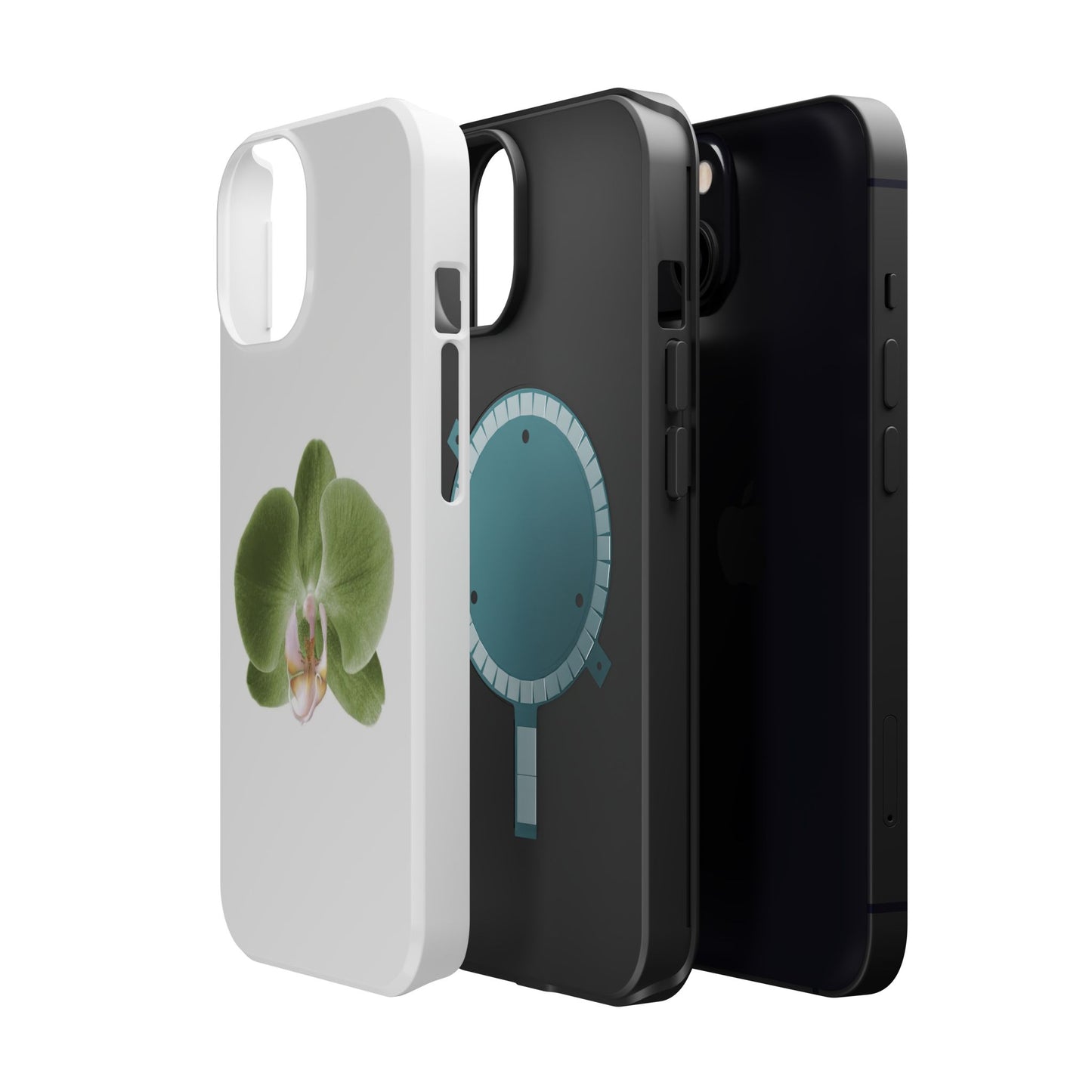 Magnetic IPhone Case, Durable Impact-Resistant Floral Feminine Fashionable Cover, Gift for Her, Protective Smartphone Shell, Trendy