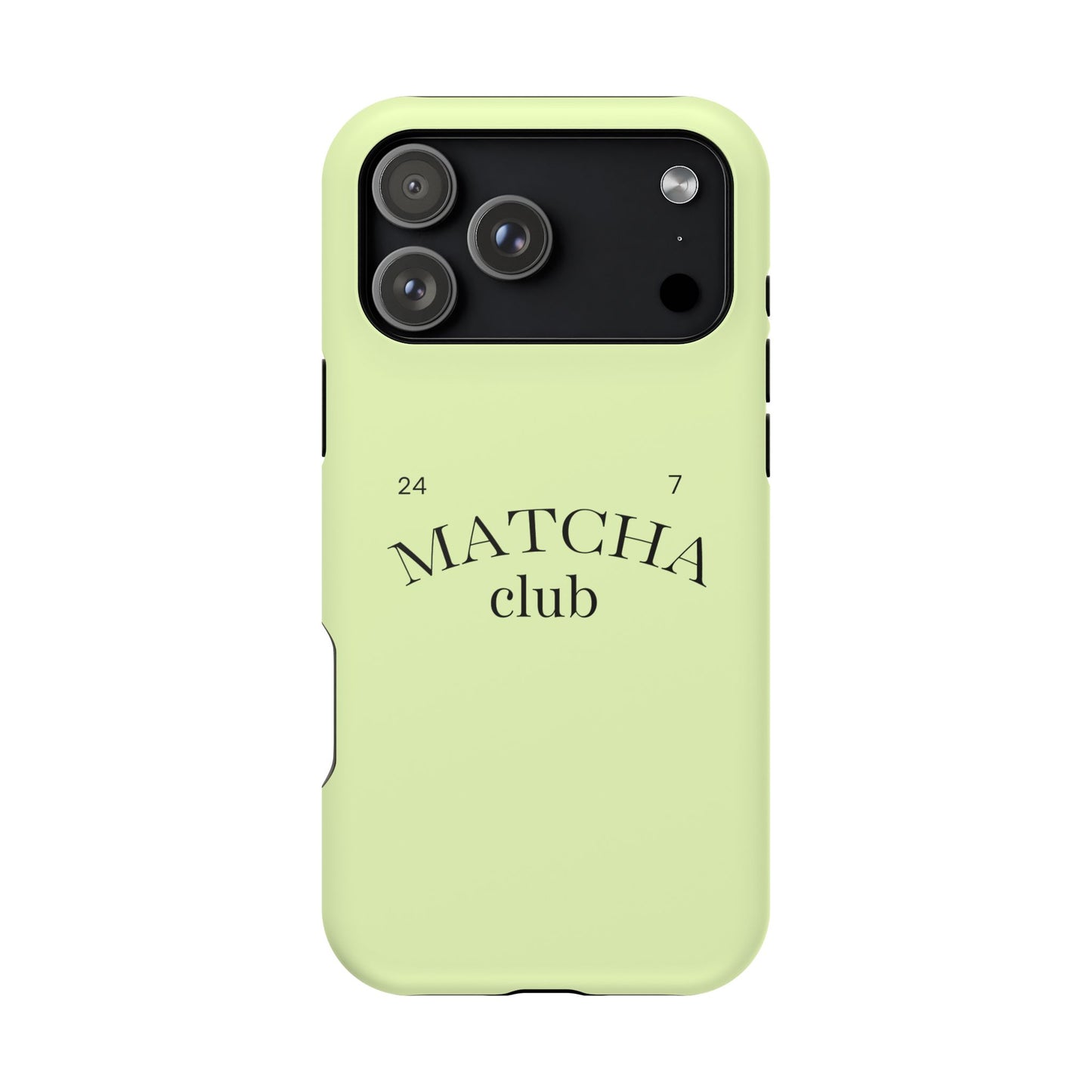 Magnetic IPhone Case, Matcha Coffee Lover, Impact-Resistant Case, Coffee Date Enthusiast, Matcha with Friends, Protective Phone Cover
