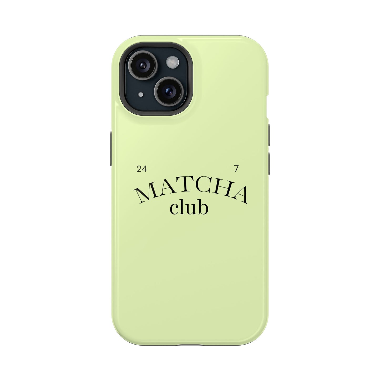 Magnetic IPhone Case, Matcha Coffee Lover, Impact-Resistant Case, Coffee Date Enthusiast, Matcha with Friends, Protective Phone Cover