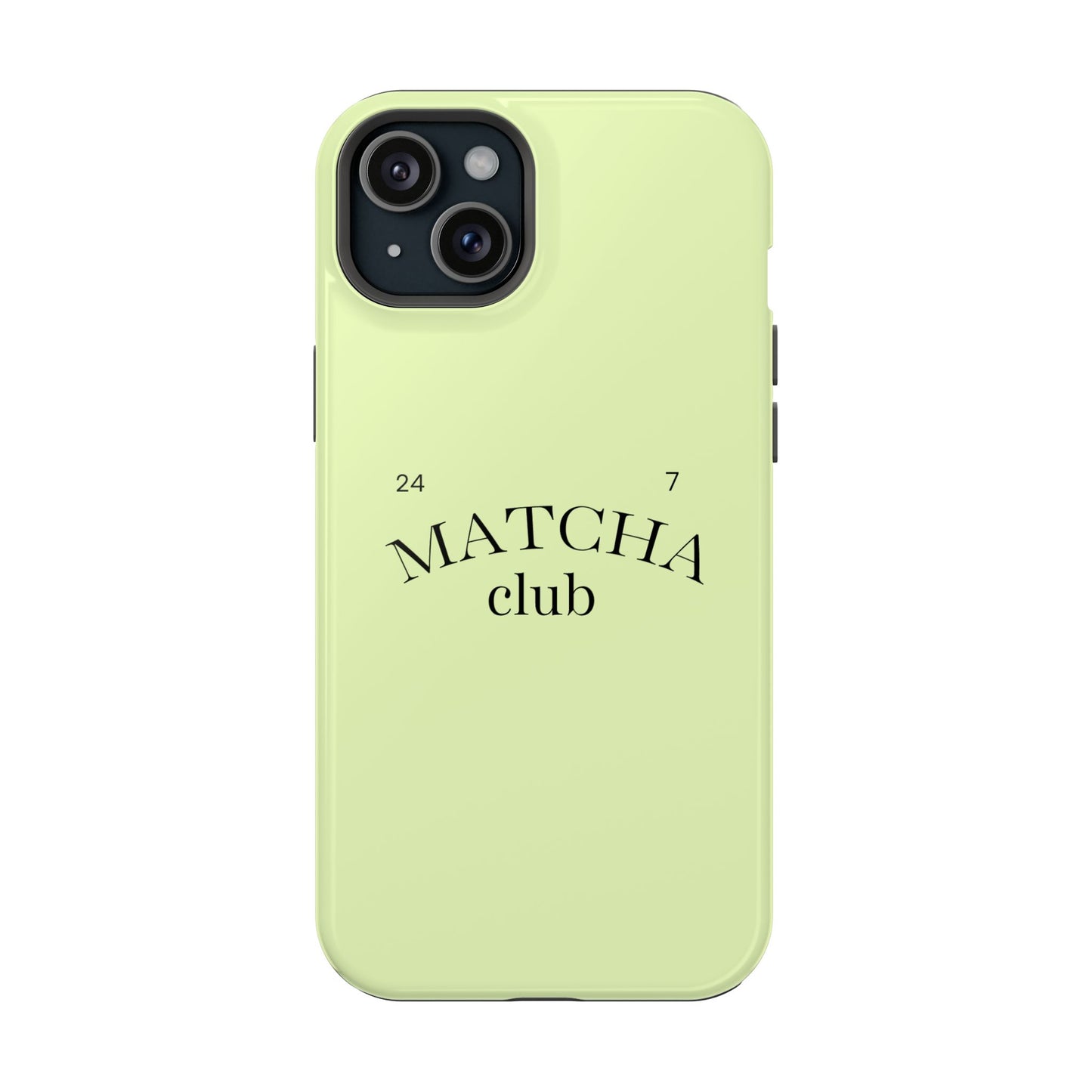 Magnetic IPhone Case, Matcha Coffee Lover, Impact-Resistant Case, Coffee Date Enthusiast, Matcha with Friends, Protective Phone Cover