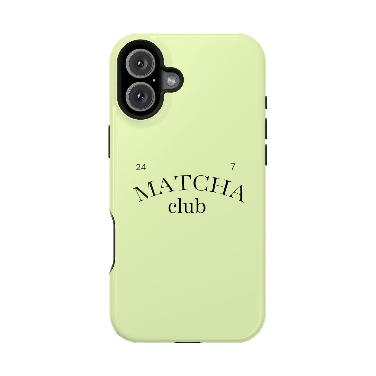 Magnetic IPhone Case, Matcha Coffee Lover, Impact-Resistant Case, Coffee Date Enthusiast, Matcha with Friends, Protective Phone Cover