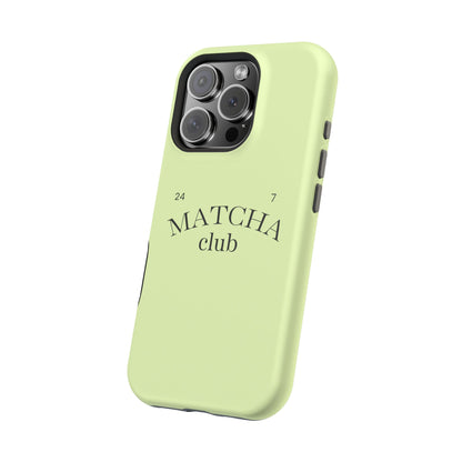 Magnetic IPhone Case, Matcha Coffee Lover, Impact-Resistant Case, Coffee Date Enthusiast, Matcha with Friends, Protective Phone Cover
