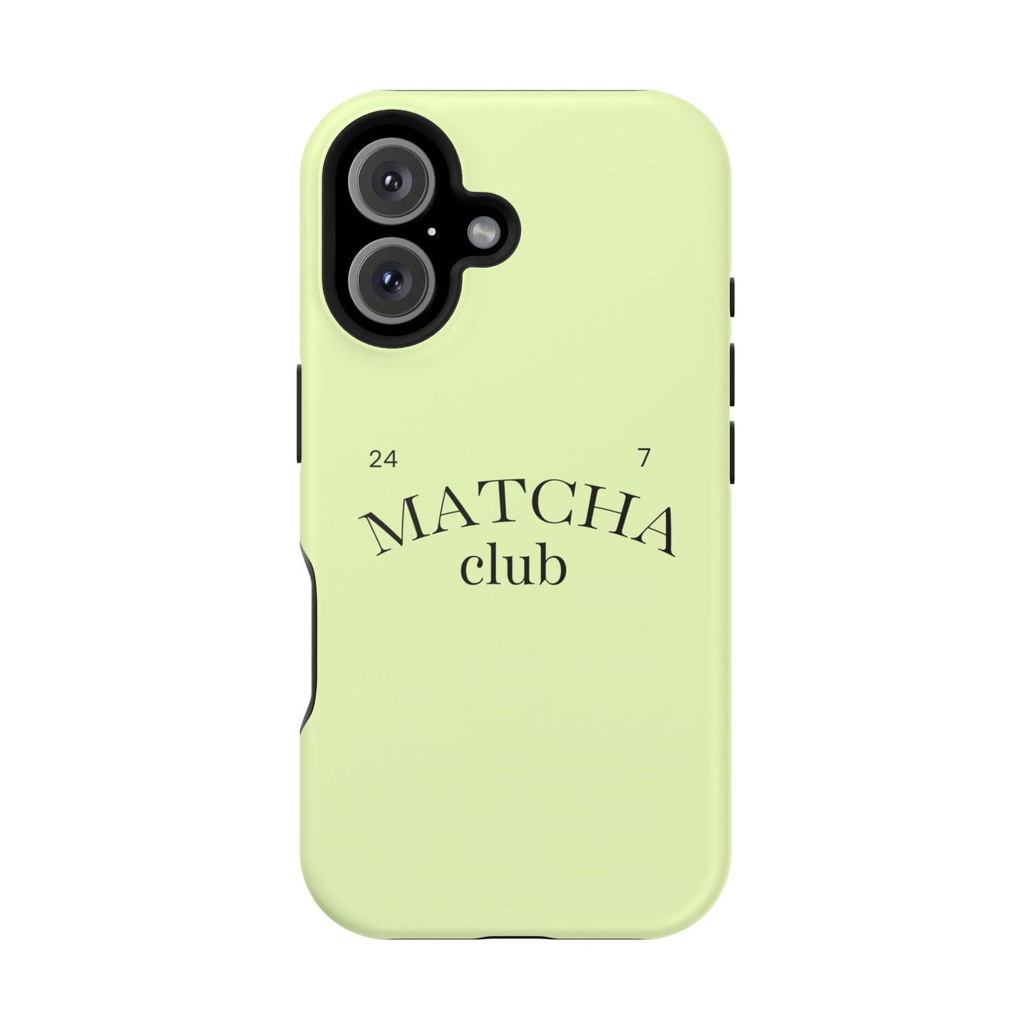 Magnetic IPhone Case, Matcha Coffee Lover, Impact-Resistant Case, Coffee Date Enthusiast, Matcha with Friends, Protective Phone Cover