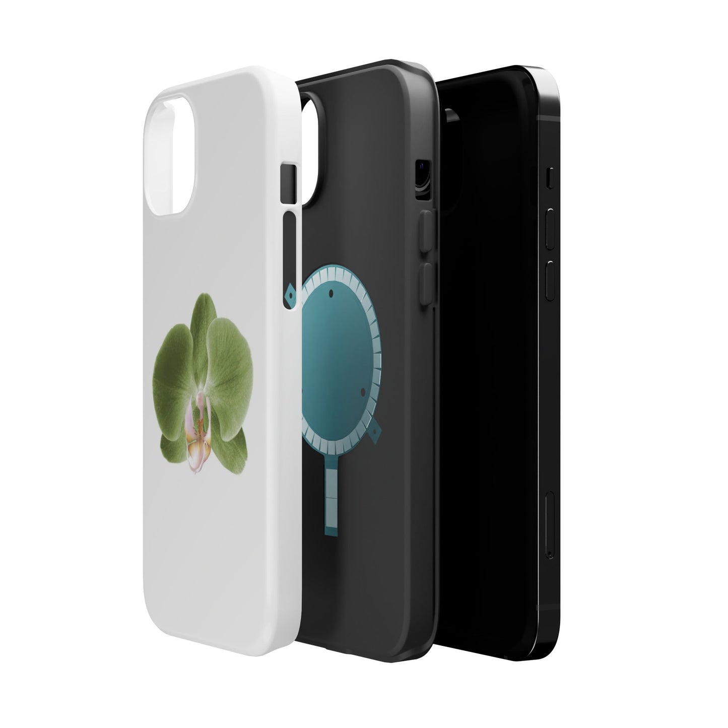 Magnetic IPhone Case, Durable Impact-Resistant Floral Feminine Fashionable Cover, Gift for Her, Protective Smartphone Shell, Trendy