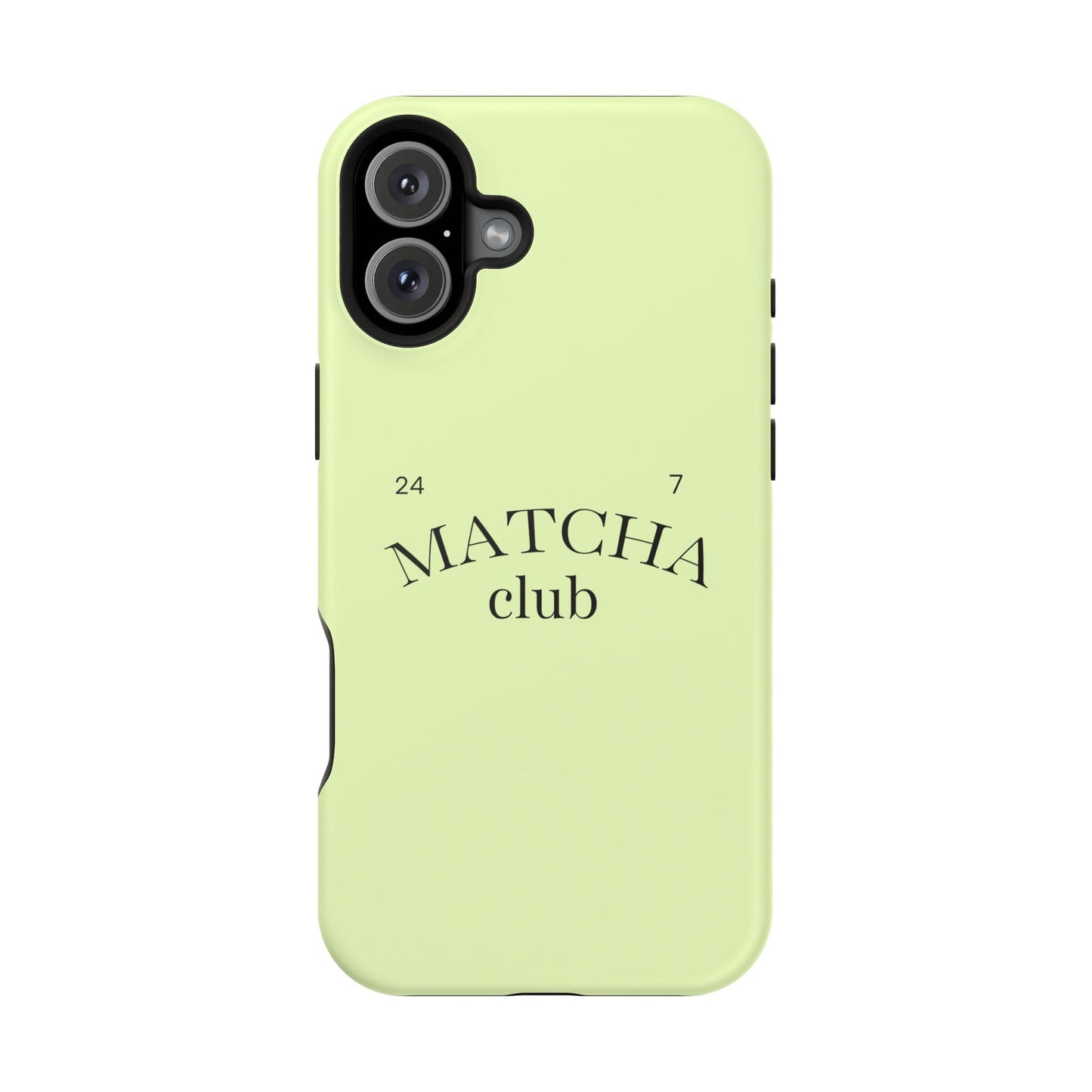 Magnetic IPhone Case, Matcha Coffee Lover, Impact-Resistant Case, Coffee Date Enthusiast, Matcha with Friends, Protective Phone Cover