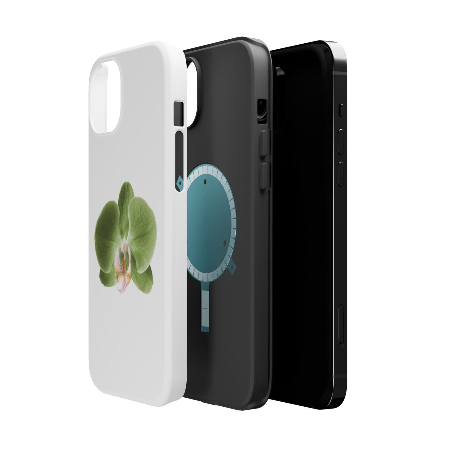 Magnetic IPhone Case, Durable Impact-Resistant Floral Feminine Fashionable Cover, Gift for Her, Protective Smartphone Shell, Trendy