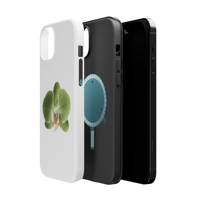 Magnetic IPhone Case, Durable Impact-Resistant Floral Feminine Fashionable Cover, Gift for Her, Protective Smartphone Shell, Trendy