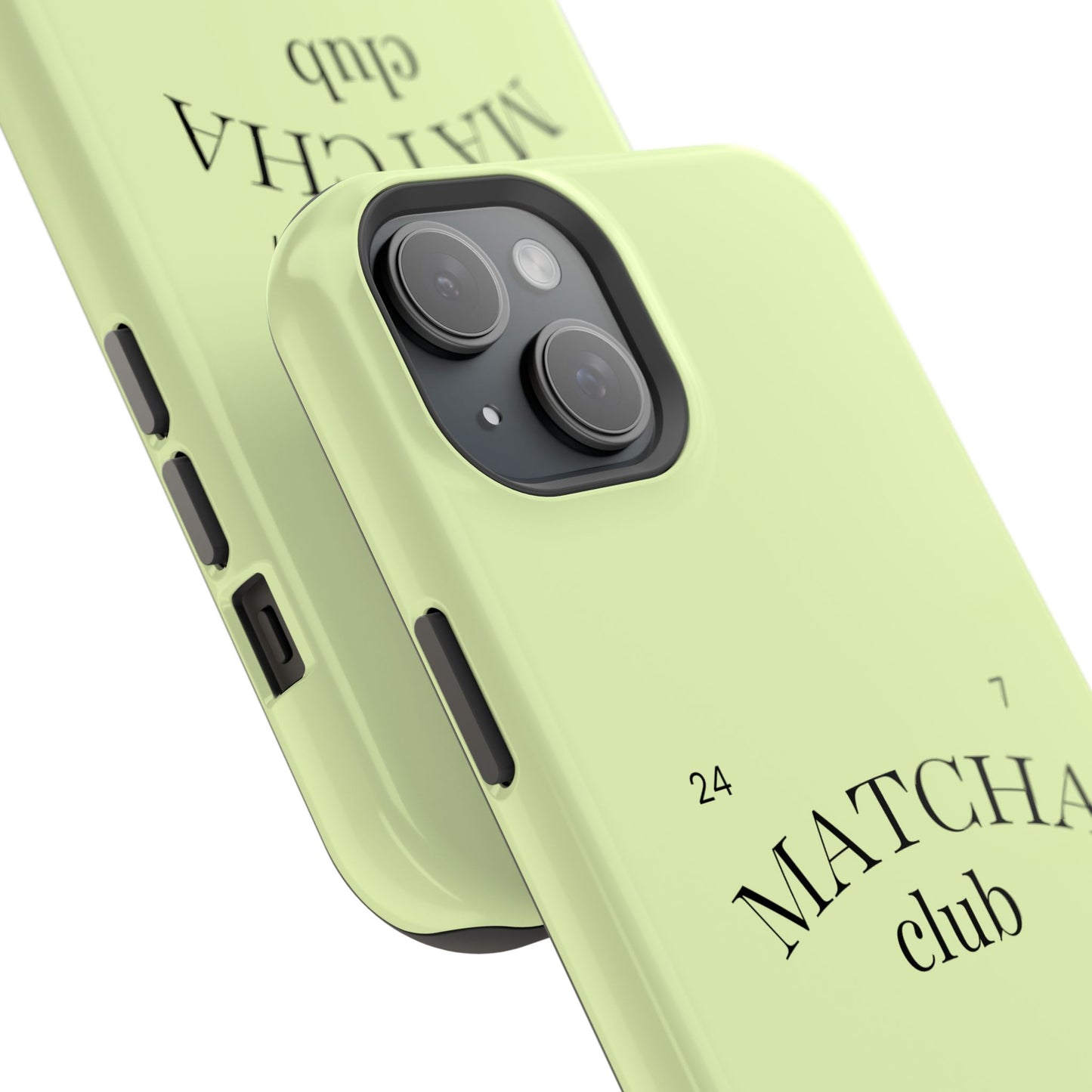 Magnetic IPhone Case, Matcha Coffee Lover, Impact-Resistant Case, Coffee Date Enthusiast, Matcha with Friends, Protective Phone Cover