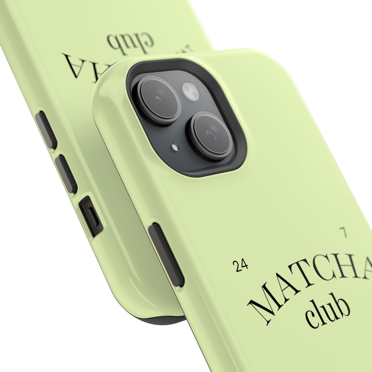 Magnetic IPhone Case, Matcha Coffee Lover, Impact-Resistant Case, Coffee Date Enthusiast, Matcha with Friends, Protective Phone Cover