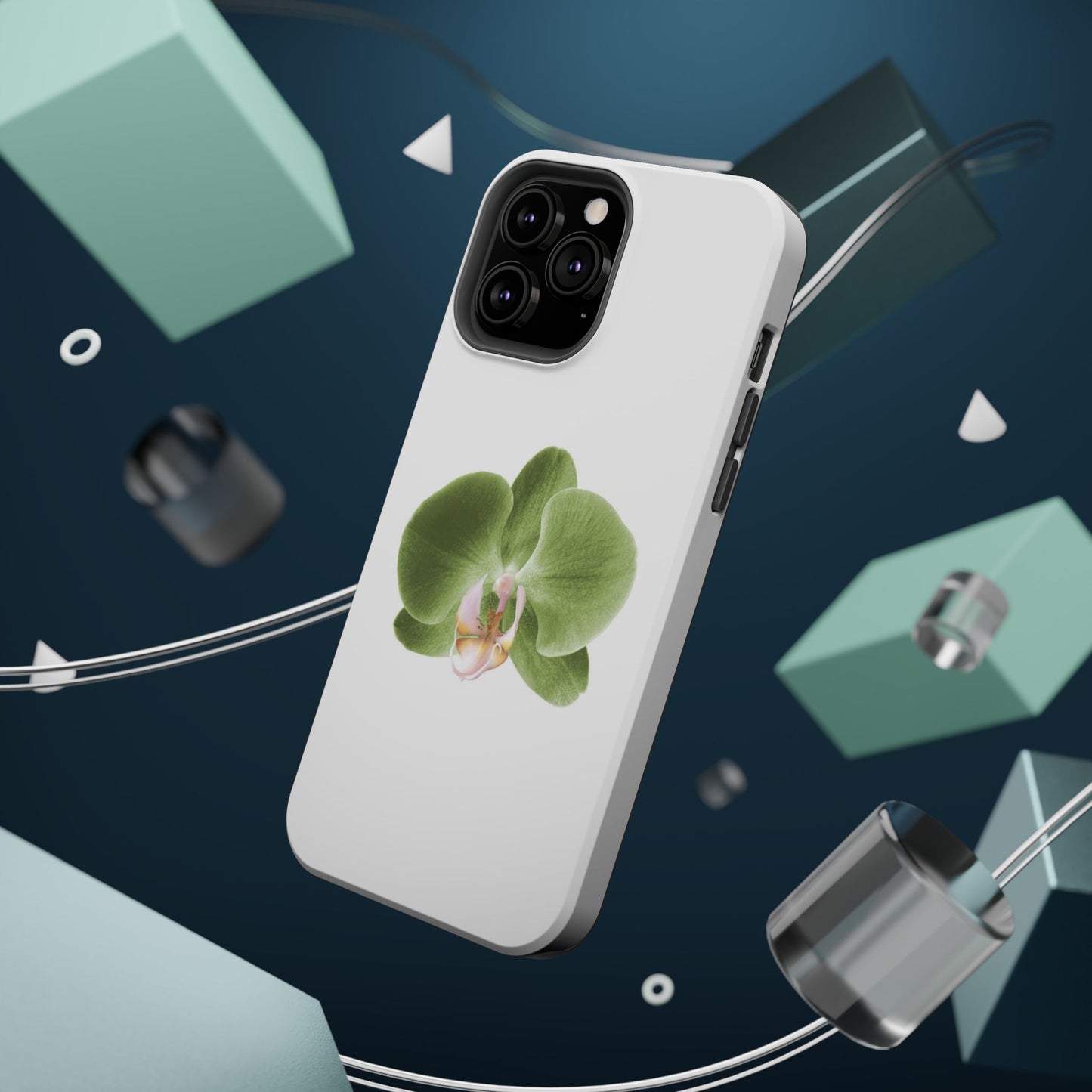 Magnetic IPhone Case, Durable Impact-Resistant Floral Feminine Fashionable Cover, Gift for Her, Protective Smartphone Shell, Trendy