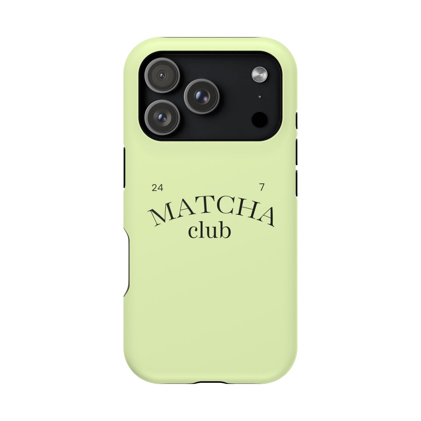 Magnetic IPhone Case, Matcha Coffee Lover, Impact-Resistant Case, Coffee Date Enthusiast, Matcha with Friends, Protective Phone Cover