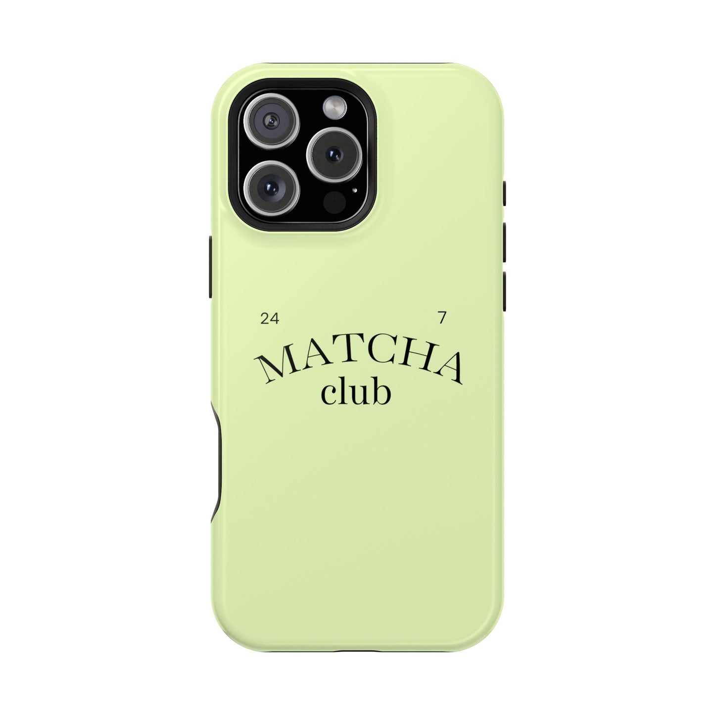 Magnetic IPhone Case, Matcha Coffee Lover, Impact-Resistant Case, Coffee Date Enthusiast, Matcha with Friends, Protective Phone Cover