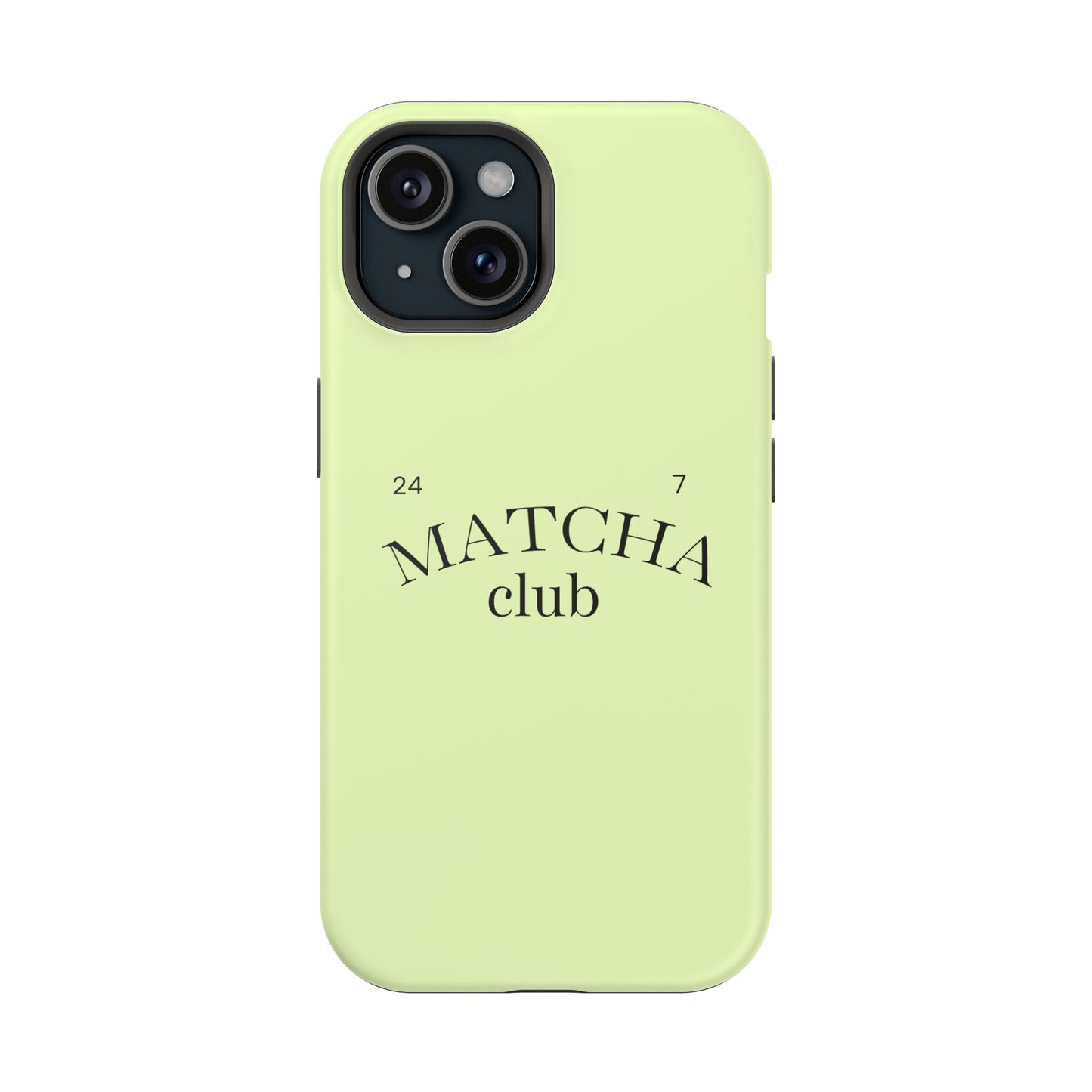 Magnetic IPhone Case, Matcha Coffee Lover, Impact-Resistant Case, Coffee Date Enthusiast, Matcha with Friends, Protective Phone Cover