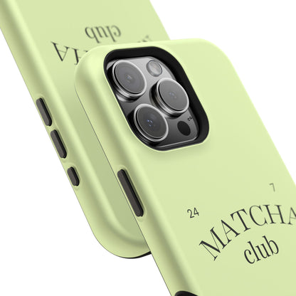 Magnetic IPhone Case, Matcha Coffee Lover, Impact-Resistant Case, Coffee Date Enthusiast, Matcha with Friends, Protective Phone Cover