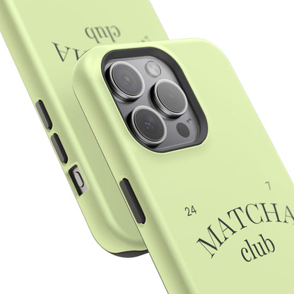 Magnetic IPhone Case, Matcha Coffee Lover, Impact-Resistant Case, Coffee Date Enthusiast, Matcha with Friends, Protective Phone Cover