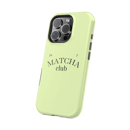 Magnetic IPhone Case, Matcha Coffee Lover, Impact-Resistant Case, Coffee Date Enthusiast, Matcha with Friends, Protective Phone Cover