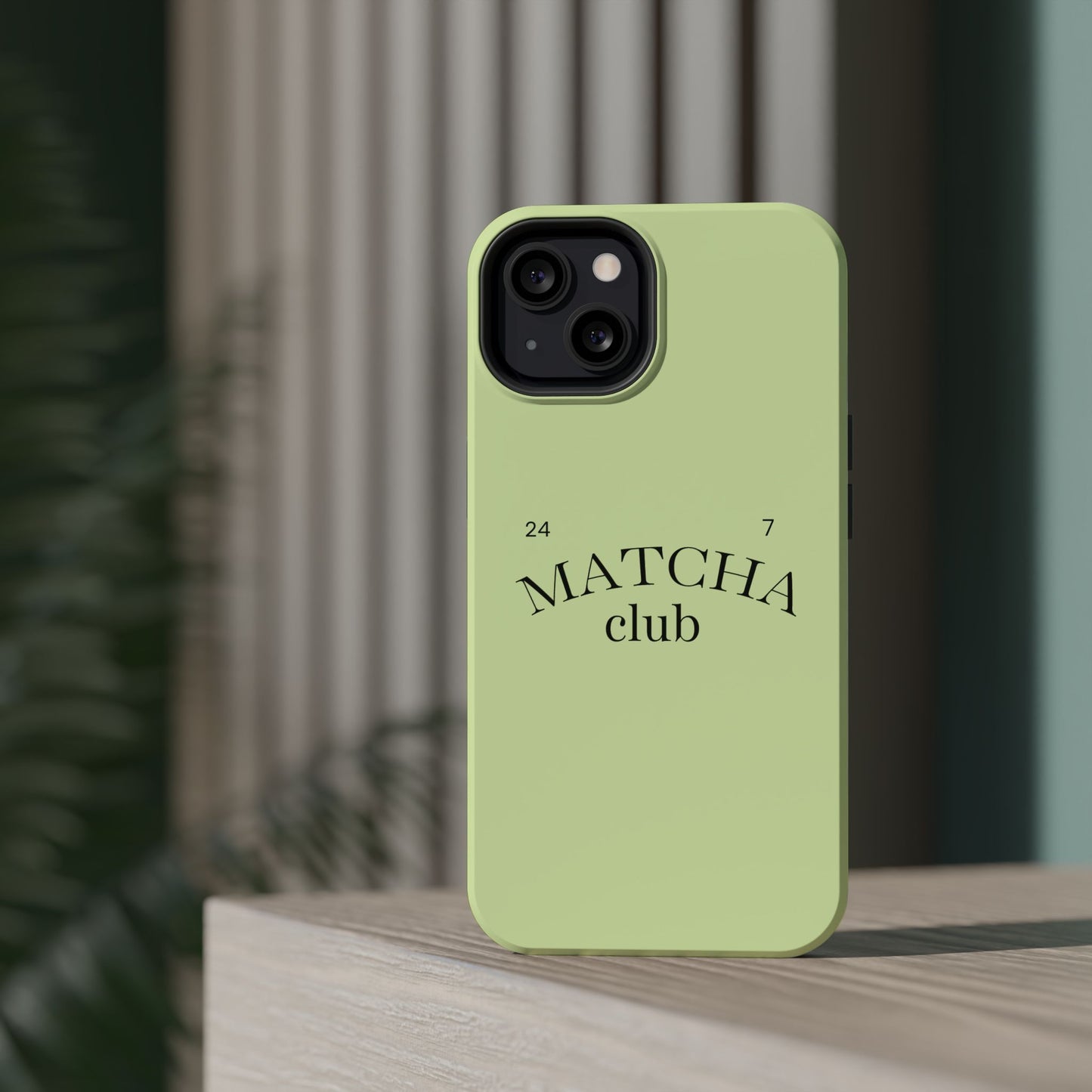 Magnetic IPhone Case, Matcha Coffee Lover, Impact-Resistant Case, Coffee Date Enthusiast, Matcha with Friends, Protective Phone Cover