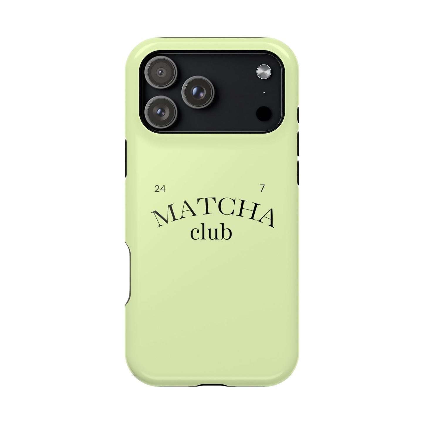 Magnetic IPhone Case, Matcha Coffee Lover, Impact-Resistant Case, Coffee Date Enthusiast, Matcha with Friends, Protective Phone Cover